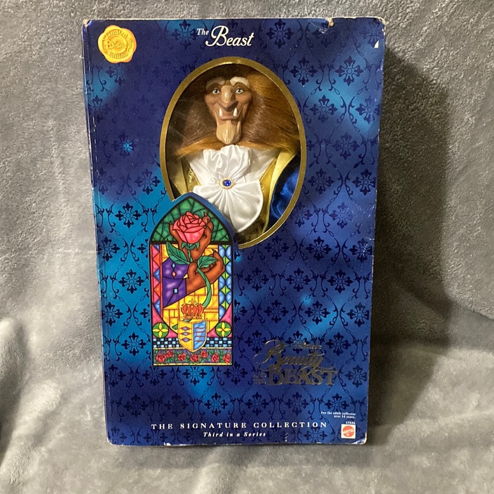1997 Disney Mattel Beauty And The Beast Limited Edition Collectors Doll